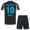 Maglia ufficiale Bayer 04 Leverkusen Florian Wirtz 10 Alternativa 2024-25 per Bambino